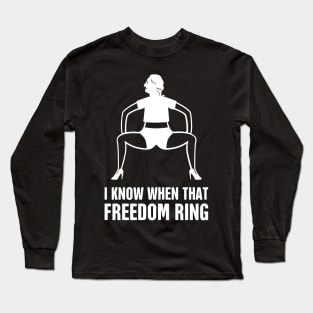 Twerking George Washington | Funny American History Teacher Long Sleeve T-Shirt